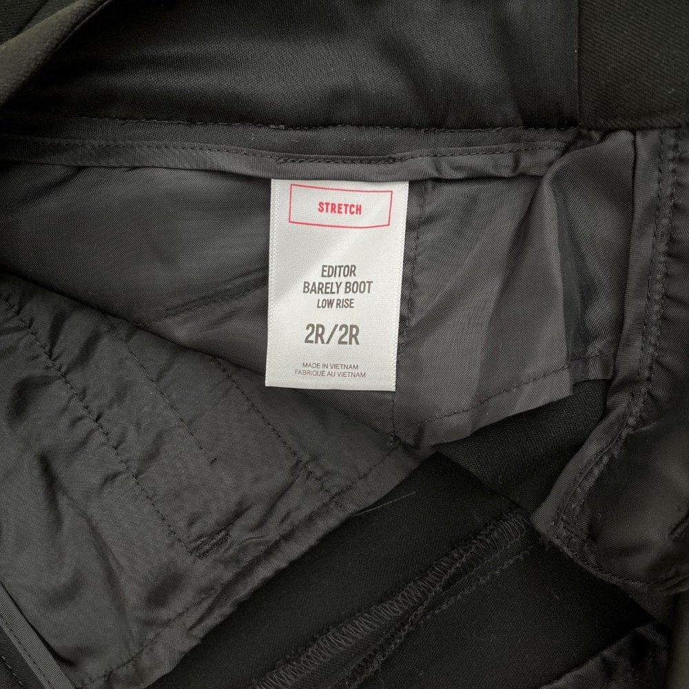 Express Editor Barely Boot Low Rise Pant, Superso… - image 5